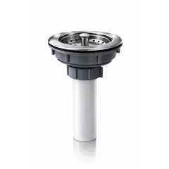 APACHE - Desague canastilla cromado PVC 4 para lavadero