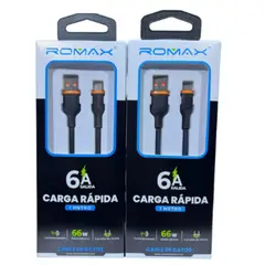 MORITA BAG STORE - CABLE TIPO C COLOR NEGRO CARGA RAPIDA