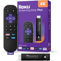 ROKU - Streaming Stick Plus 4k 2026 Control De Voz, Color Negro