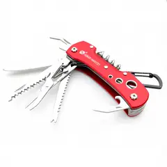 GENERICO - Navaja Suiza Multiusos Grand Harvest Acero 11 Piezas En 1