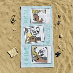 GENERICO - Toalla para Playa Osos Aventura140x70cm