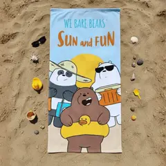 GENERICO - Toalla para Playa Osos Verano 140x70cm