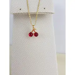 GENERICO - COLLAR STRASS CEREZAS