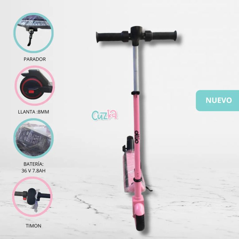 Scooter Eléctrico para Niños «URBANO» 36 Vlt Pink