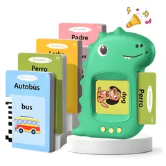 GENERICO - Lector de Tarjetas Interactivo Inglés y Español Dinosaurio