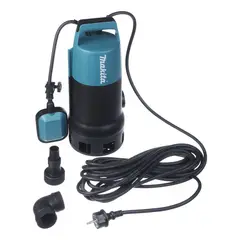 MAKITA - Sistema de Bombeo Sumergible Agua Sucia 1100 W 10 Metros PF1010