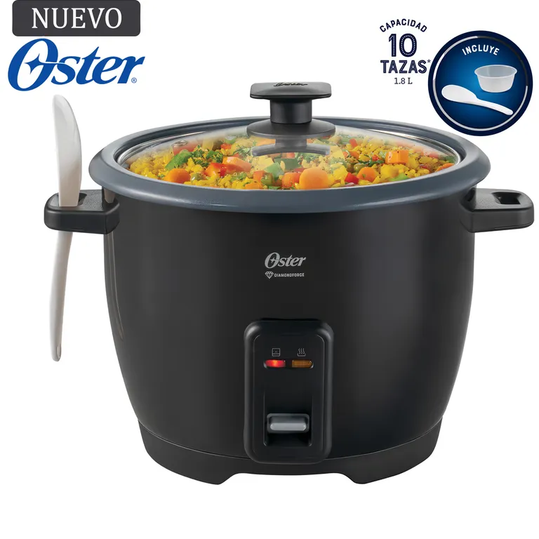 Olla Arrocera de 1 8L DiamondForce CKSTRCB10DFBLK Negro
