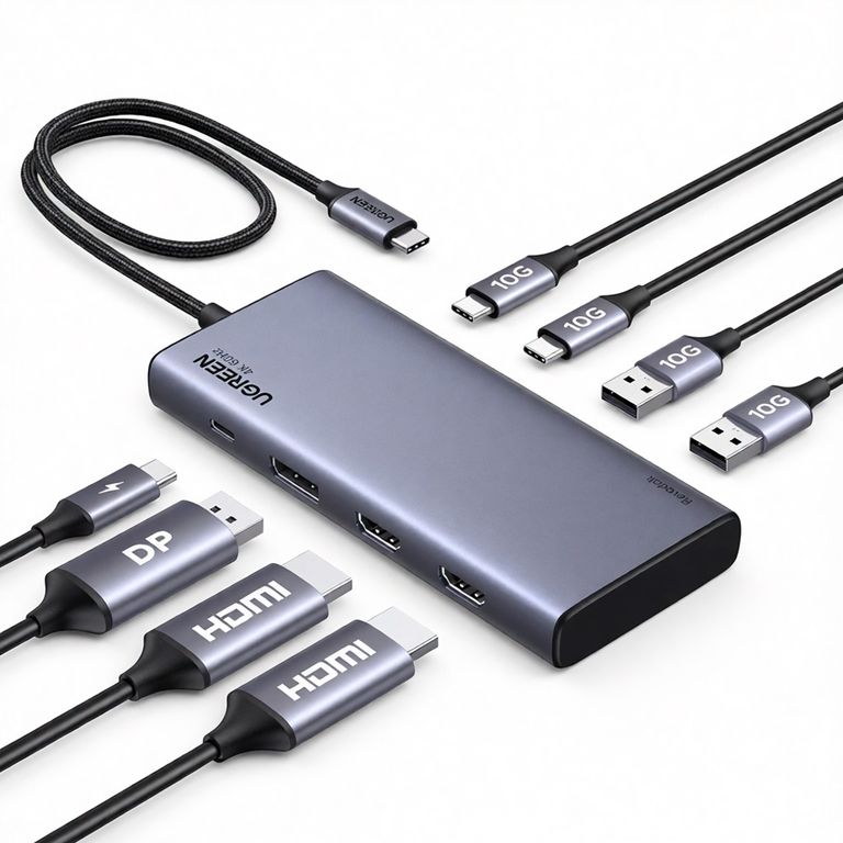 Hub Adaptador CM639 Revodok 4k 60hz Hdmi Usb-c 8 En 1