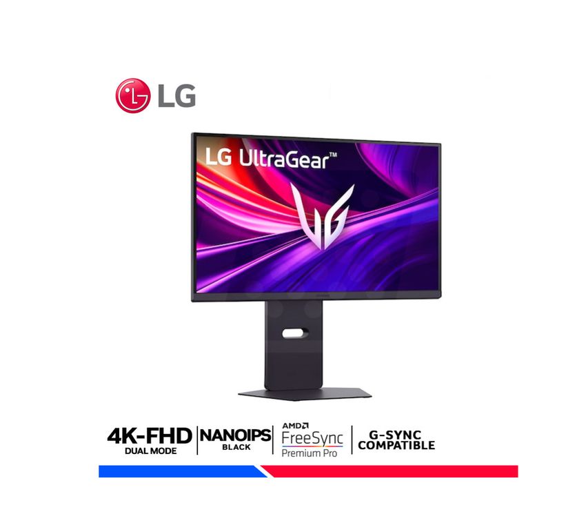 MONITOR UltraGear 27G850A-B IPS, UHD 4K, DUAL MODE 4K 240Hz FHD 480Hz, 1ms