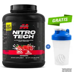 MUSCLETECH - Nitro Tech Whey Protein Strawberry 1.81 kg Polvo Oral