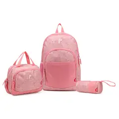 PORTA - PACK MOCHILA LONCHERA CARTUCHERA CARORA MINIS