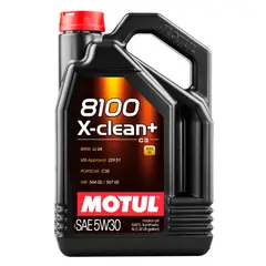 MOTUL - Aceite de Motor 8100 X Clean+ Full Sintetico 5W-30 5LT
