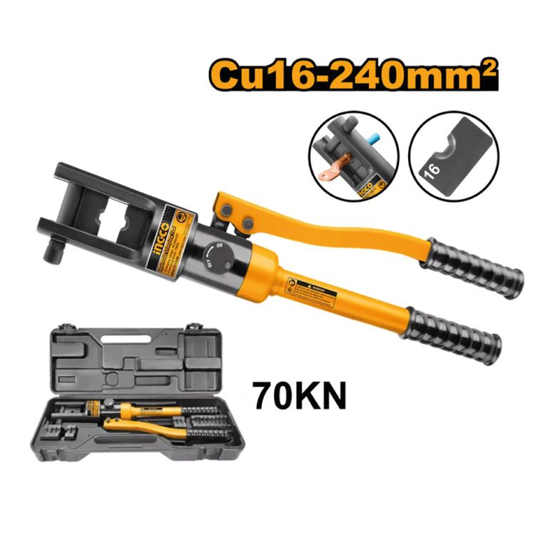 PONCHADORA HIDRÁULICA INGCO 70KN HHCT01240