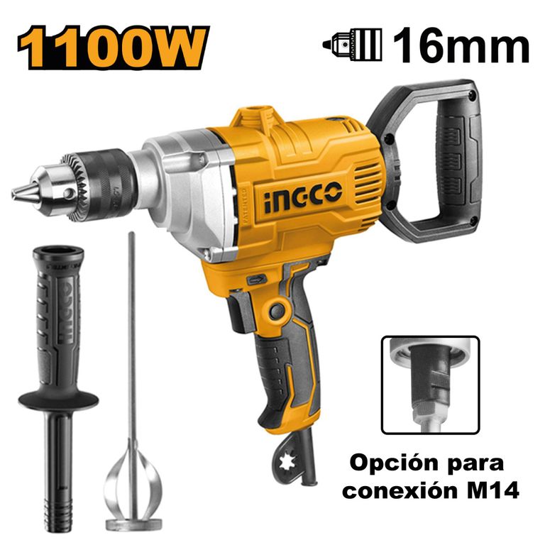 Taladro Mezclador INGCO 1100W MX11008