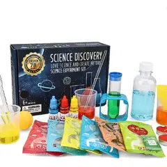 GENERICO - Kit Científico para niños 78 experimentos de ciencias