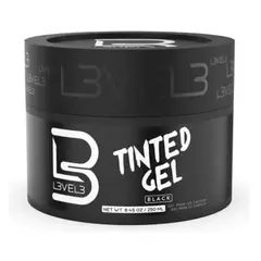 GENERICO - Gel Fijador con Tinte Black cubre cana LEVEL3 250gr