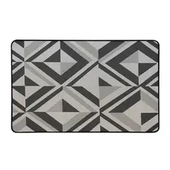 MULTITOP - TAPETE POLIESTER PRISMA 75X45CM NEGRO