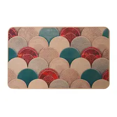 MULTITOP - TAPETE POLIESTER ENCANTO 75X45CM BEIGE