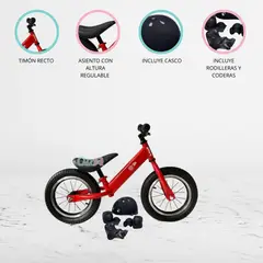 OLLIE - Bicicleta de Equilibrio con Accesorios «BALANCE PRO» Red