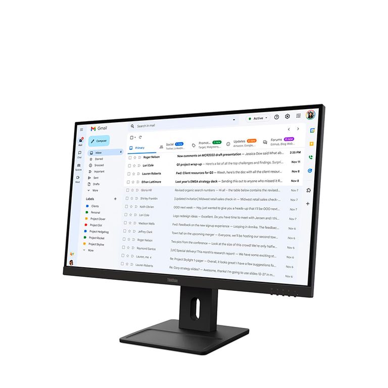 MONITOR E27-40 THINKVISION 27 WLED 100HZ FHD IPS HDMI DP VGA PARLANTES