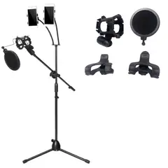 GENERICO - Soporte para Micrófono Trípode Pedestal Celular Suelo Flexible