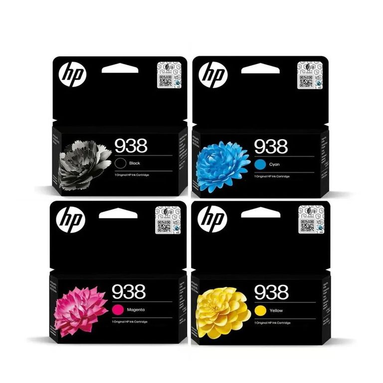Kit de Tintas 938 Negro y Color para OfficeJet Pro 9110, 9120, 9130, 9720 y 9730