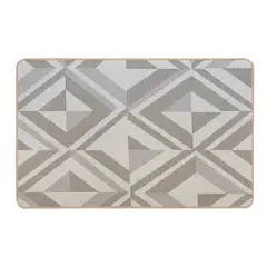 MULTITOP - TAPETE POLIESTER PRISMA 40X60CM GRIS