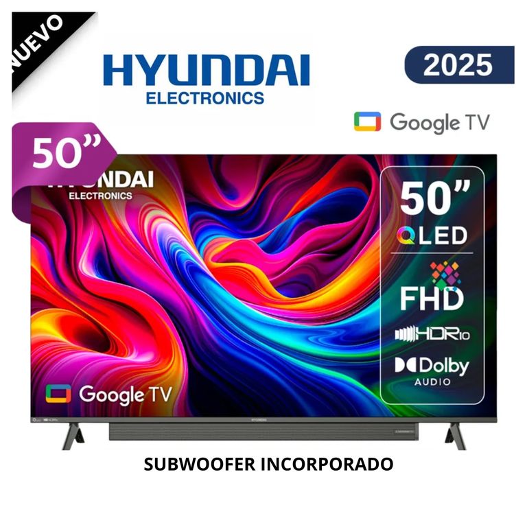 Televisor 50 QLED FHD Google TV HYLED5029QFG