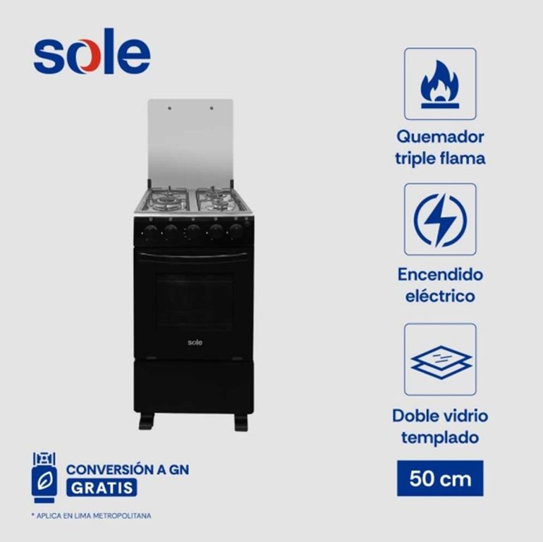 Cocina Cali GLP 50cm COSOL042
