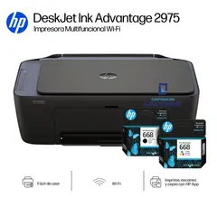 HP - IMPRESORA MULTIFUNCIONAL DESKJET INK ADVANTAGE 2975 (AJ4Y5A)