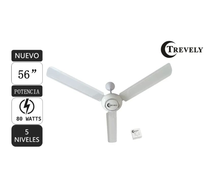 Ventilador De Techo VT-5680 90W - 5 Velocidades