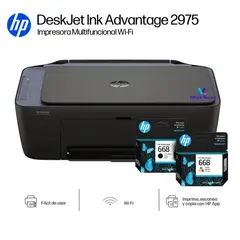 HP - IMPRESORA MULTIFUNCIONAL DESKJET INK ADVANTAGE 2975 (AJ4Y5A)