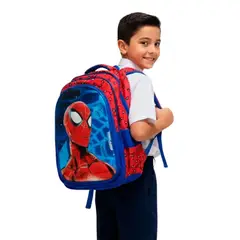 GENERICO - Mochila Escolar con Luces Spider-Man hombre araña