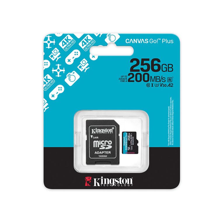 MEMORIA MICRO SD GO! PLUS 256GB SDCG4 CLASE 10