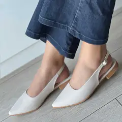 GENERICO - BALERINAS PARA DAMA EN HUESO LISO NOEMI