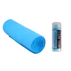 GENERICO - Paño Chamois De Limpieza Super Absorbente Multifunción Azul