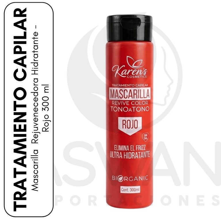 Mascarilla Rejuvenecedora Hidratante - Rojo 300 ml
