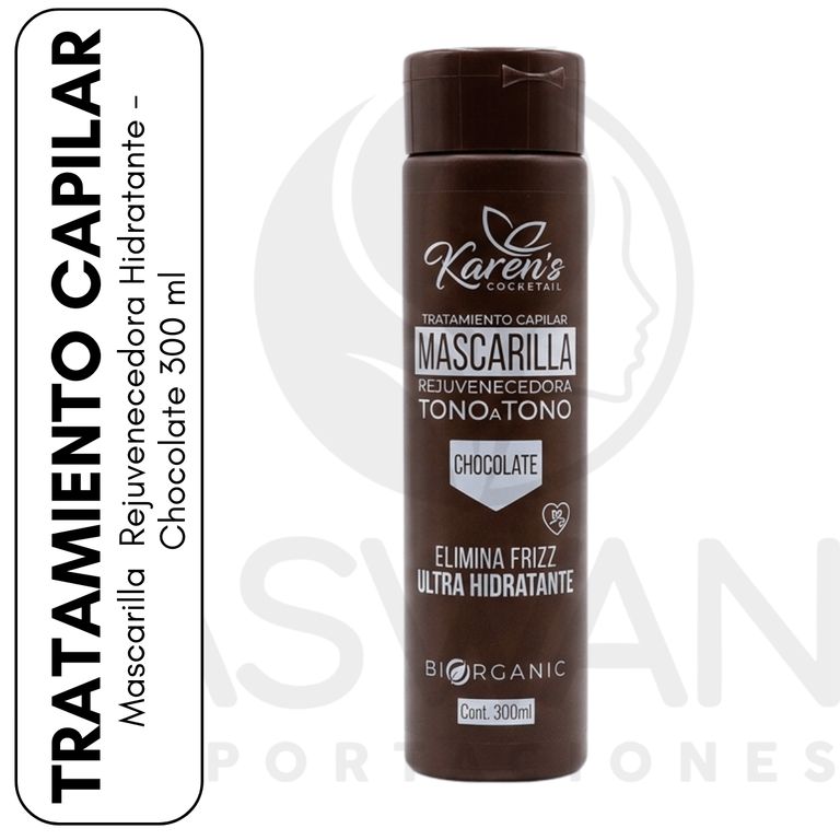 Mascarilla Rejuvenecedora Hidratante - Chocolate 300 ml