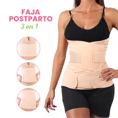 GENERICO - Faja Post Parto 3 en 1 - talla L