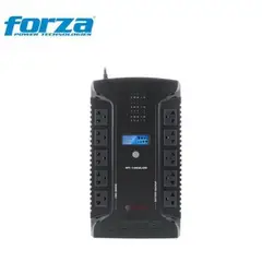 FORZA - UPS HT-1002LCD 600W 1000VA 10TOMAS 2 USB