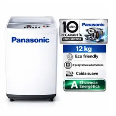 PANASONIC - Lavadora NA-F120L6WRH 12kg