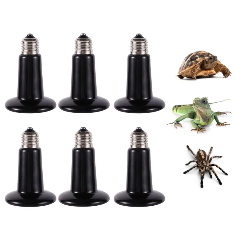 FOCO CERÁMICO DE CALOR 150W E27 REPTILES PARA INCUBADORA PACK X6