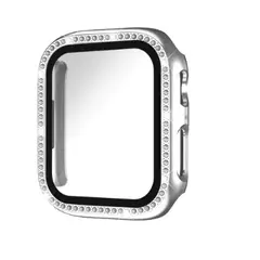 GENERICO - Bumpers para Apple Watch una Fila Diamante 41mm - PLATEADO