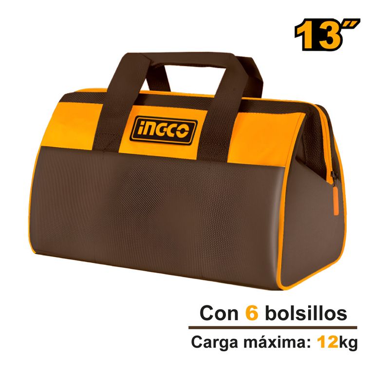 BOLSA DE HERRAMIENTAS INGCO 13” 12KG HTBG281328