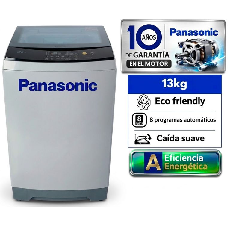 LAVADORA 13 KG CARGA SUPERIOR NA-F130L6HRH