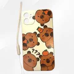 GENERICO - CASE IPHONE 11 CAPIBARA Color Crema