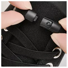 GENERICO - Un Par de Pasadores de Elastico - Negro