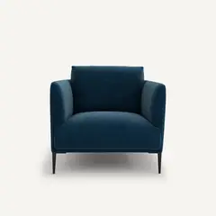 NACIONAL - Butaca Sillón Elegante Atemporal Patas De Metal FRATELLI