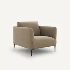 NACIONAL - Butaca Sillón Elegante Atemporal Patas De Metal FRATELLI