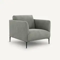 NACIONAL - Butaca Sillón Elegante Atemporal Patas De Metal FRATELLI